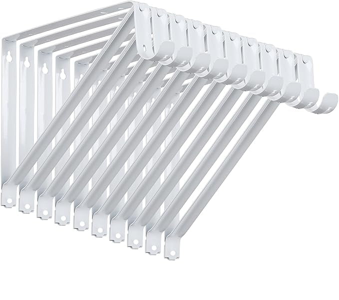 Heavy Duty Closet Rod Shelf Bracket