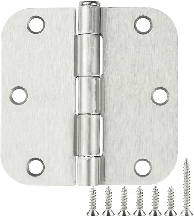 Door Hinge 3.5" Satin Nickel